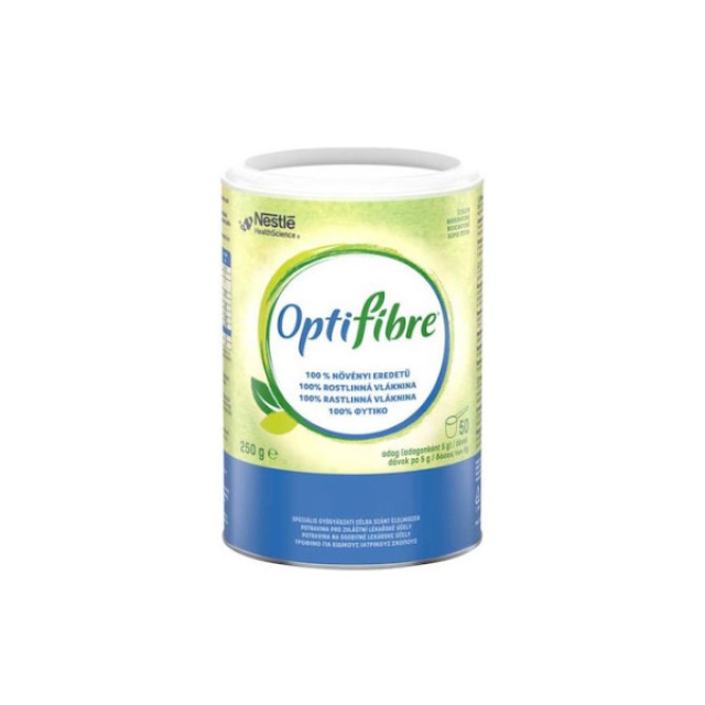 Nestle Resource Optifibre Συμπλήρωμα Διατροφής Φυτικών Ινών Σε σκόνη Με Ουδέτερη Γεύση & Οσμή 250gr