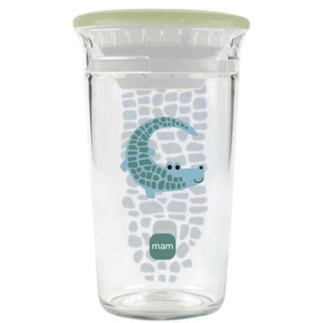MAM Ποτηράκι Easy To Drink Cup Για 8+ Μηνών 290ml Πράσινο