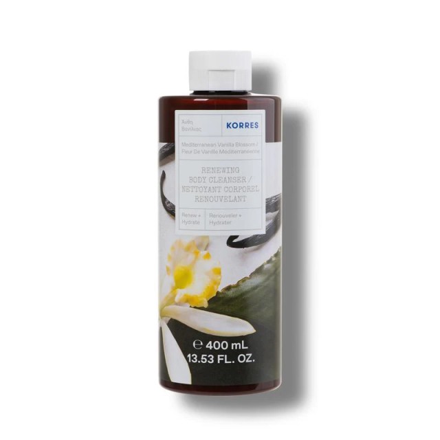 KORRES - Mediterranean Vanilla Blossom Renewing Body Cleanser Shower Gel | 400ml