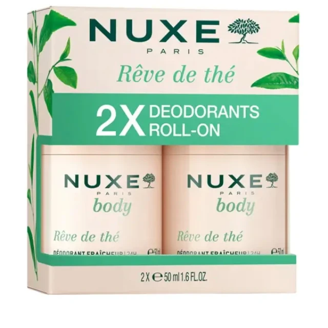Nuxe - Promo 1+1 Δώρο Reve de The Roll-On για 24H Αποσμητική Προστασία, 2x50ml