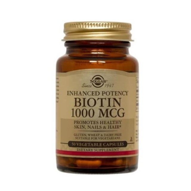 SOLGAR - Biotin 1000mcg | 50veg caps