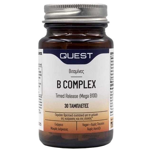 QUEST - Mega B 100 Timed Release | 30tabs