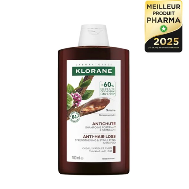 KLORANE - Shampoo Anti-Hair Loss with Quinine & Organic Edelweiss | 200ml
