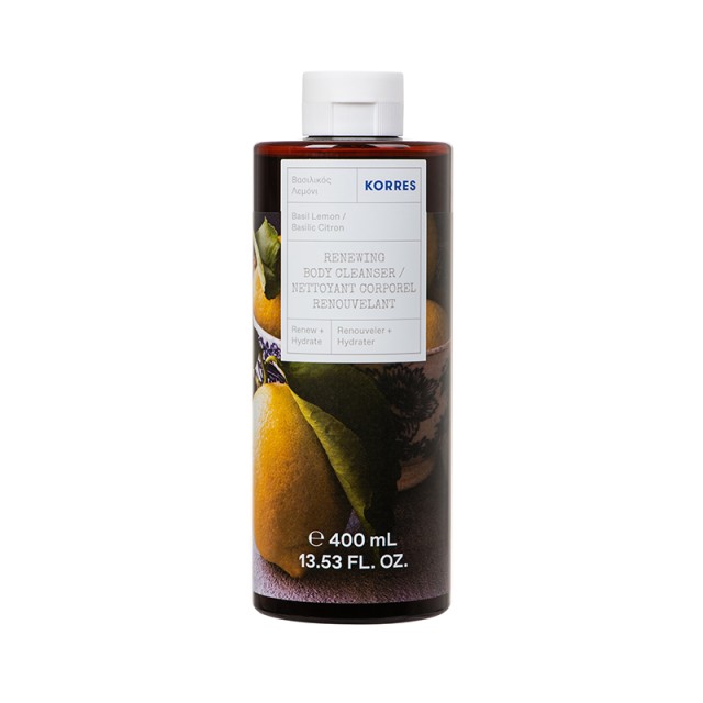 KORRES - Basil Lemon Renewing Body Cleanser Shower Gel | 400ml