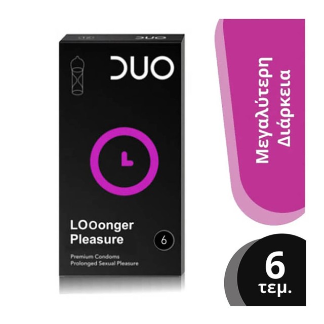 DUO - Longer Pleasure Premium Condoms | 6τμχ
