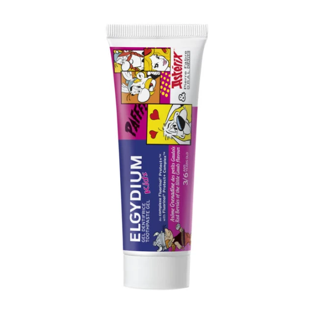 Elgydium Kids Asterix Toothpaste Red Berries 50ml