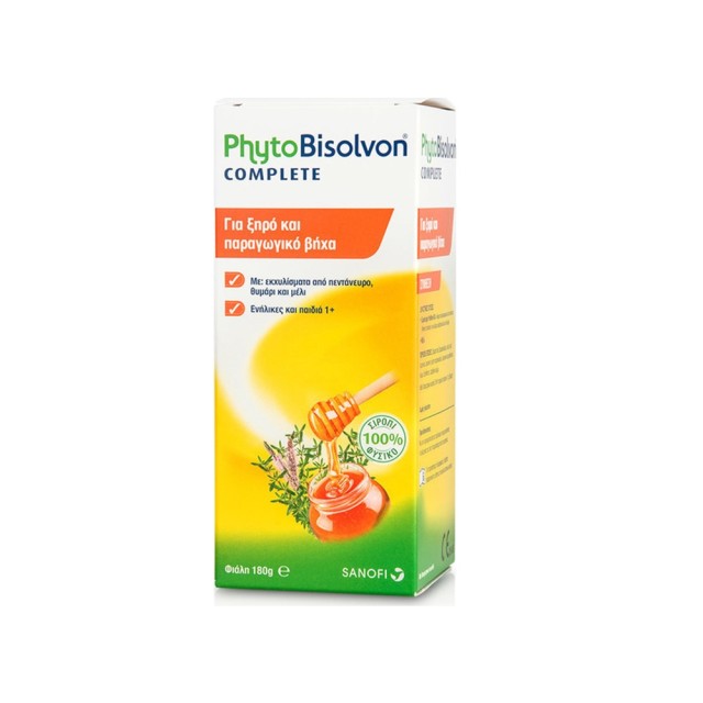 Phytobisolvon Complete Σιρόπι Για Ξηρό Και Παραγωγικό Βήχα | 180 gr