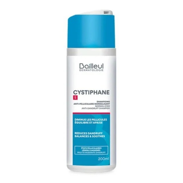Biorga Cystiphane Normalizing Anti-Dandruff S Αντιπιτυριδικό Ρυθμιστικό Σαμπουάν 200ml