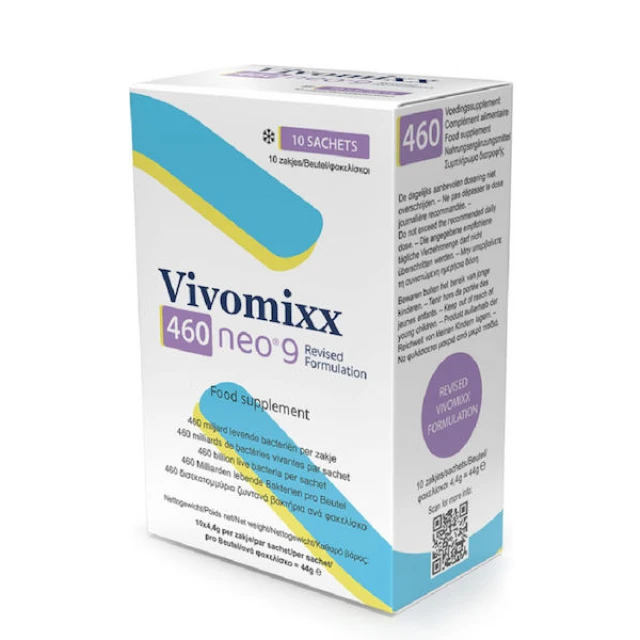 Vivomixx 460 NEO 9 Συμπλήρωμα Διατροφής Προβιοτικών 10 φακελίσκοι