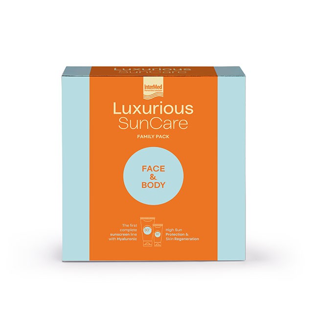 LUXURIOUS - Sun Care Pack Medium Protection Face Cream SPF50 (75ml) & Sunscreen Cream SPF30 (200ml)