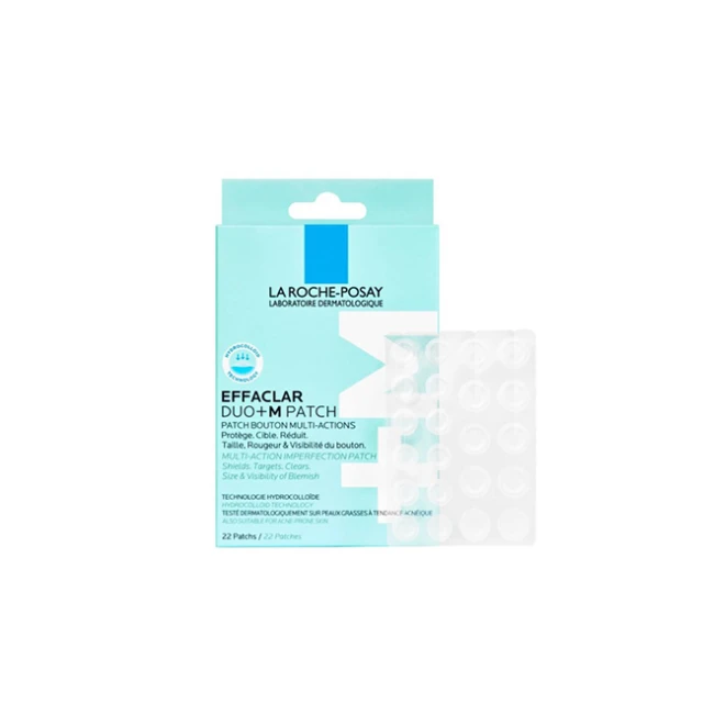 La Roche Posay - Effaclar Duo+M Patch, Αυτοκόλλητο Επίθεμα Πολλαπλών Δράσεων κατά των Ατελειών 22τμχ