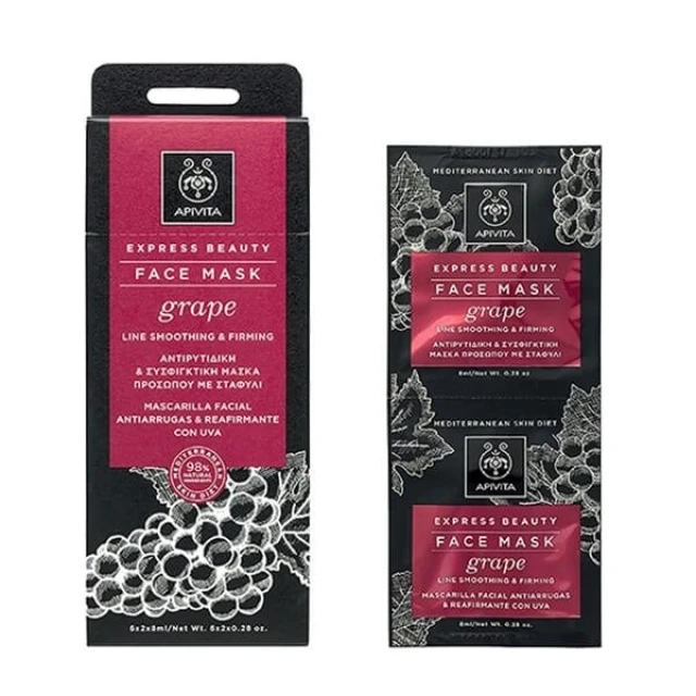 APIVITA - Express Beauty Face Mask Grape | 2x8ml