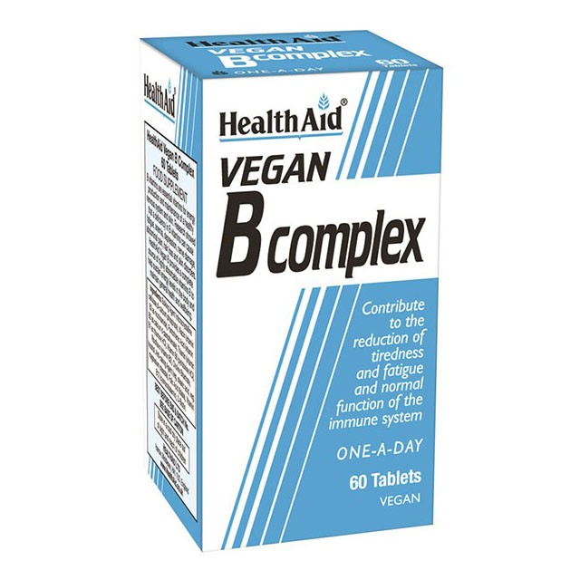 HEALTH AID - Vegan B-Complex  | 60 tabs
