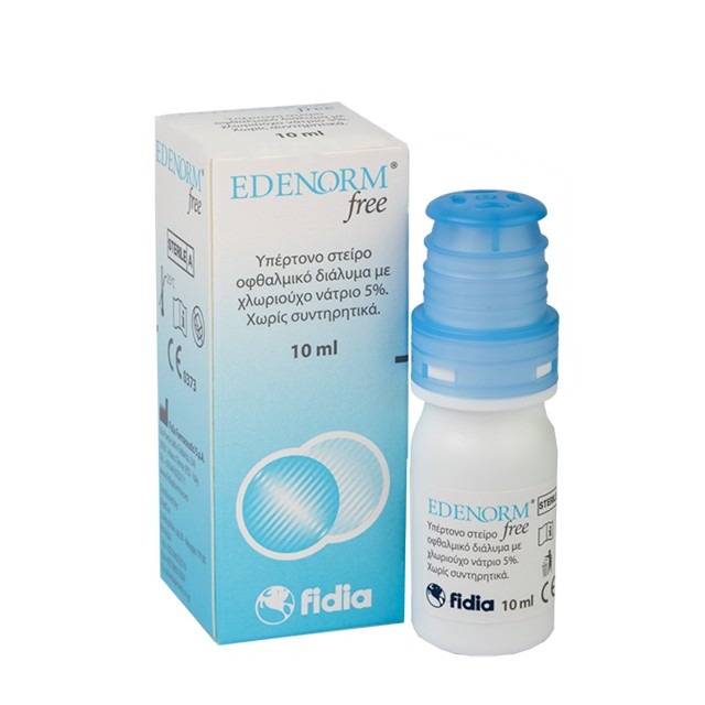 MEDCON  - Edenorm 5% Free Υπέρτονο Οφθαλμικό Λιπαντικό Διάλυμα | 10ml