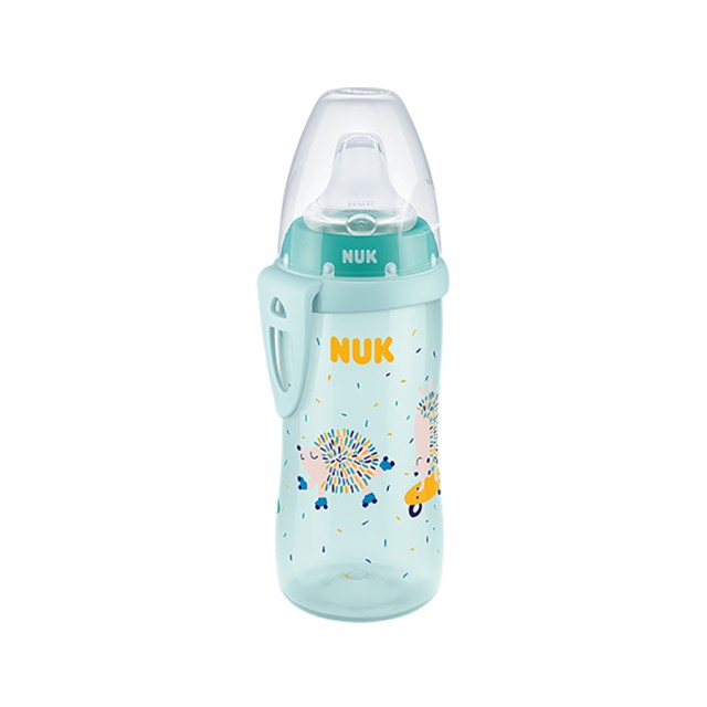 NUK - First Choice Active Cup Παγουράκι Πράσινο με ρύγχος σιλικόνης 12m+ (10.527.315)| 300 ml