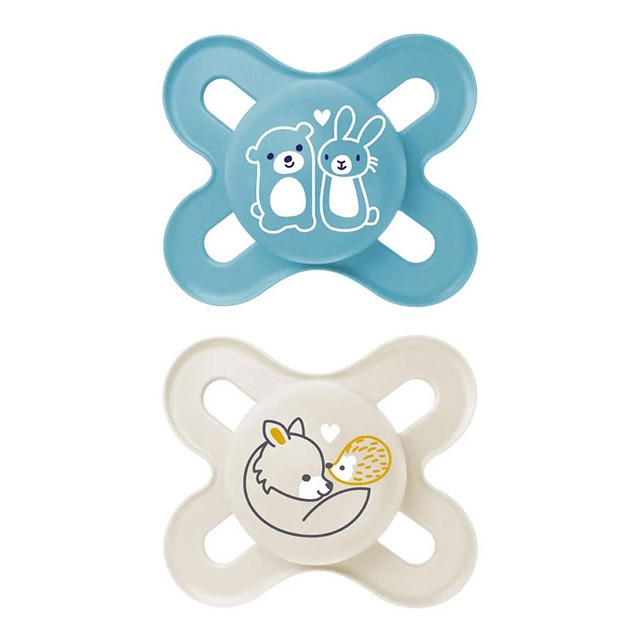 MAM - Start Πιπίλα Σιλικόνης 0-2m Boy (125SB) | 2τμχ