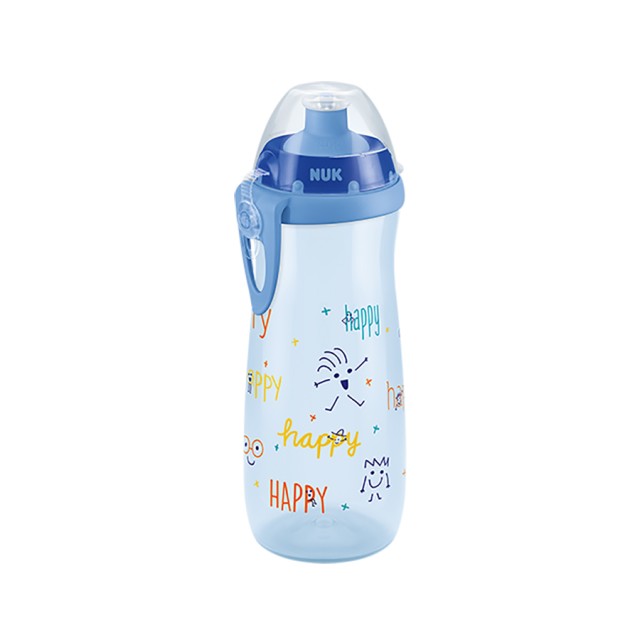 NUK - Sports Cup Παγουράκι Μπλε με καπάκι push-pull 36m+ (10.527.304) | 450 ml